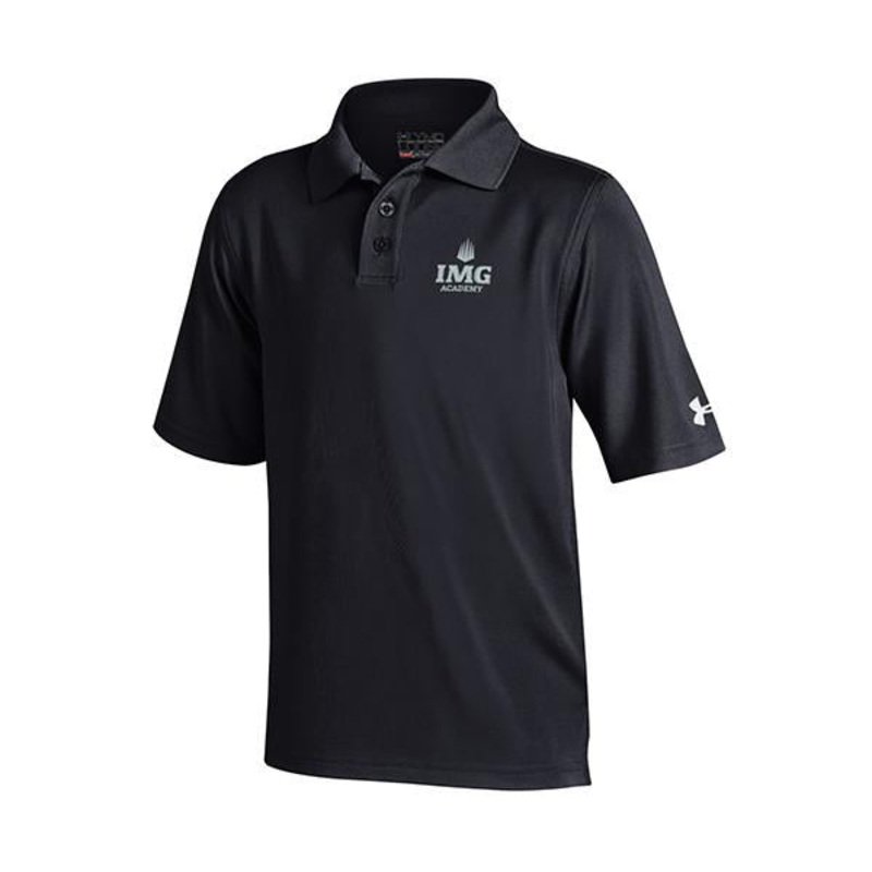 Black Performance polo|Youth Small|Youth Medium|Youth Large