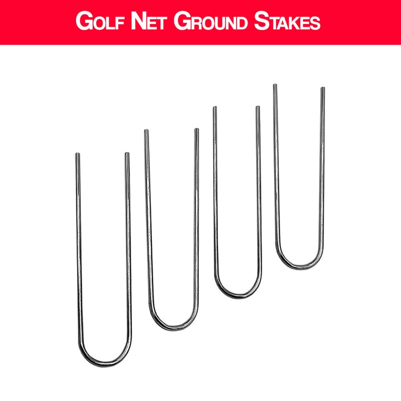 Ground Stakes for 10×7 Golf Net – Set Of 4