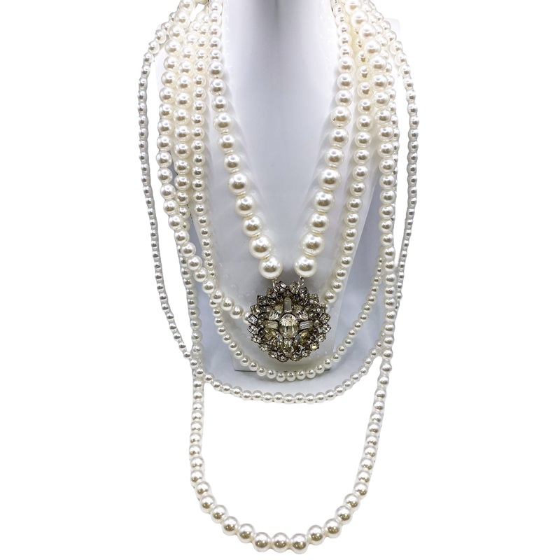 1930s Brooch 1960s Pearl Necklace | Made In The Deep South