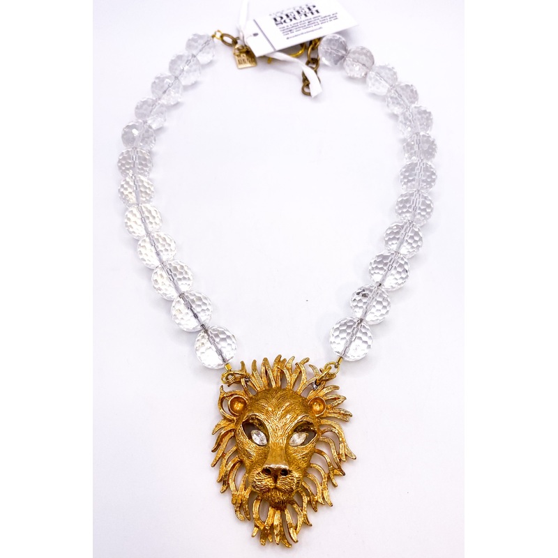 1950s Brooch 1960s Quartz Bead Necklace | Made In The Deep South