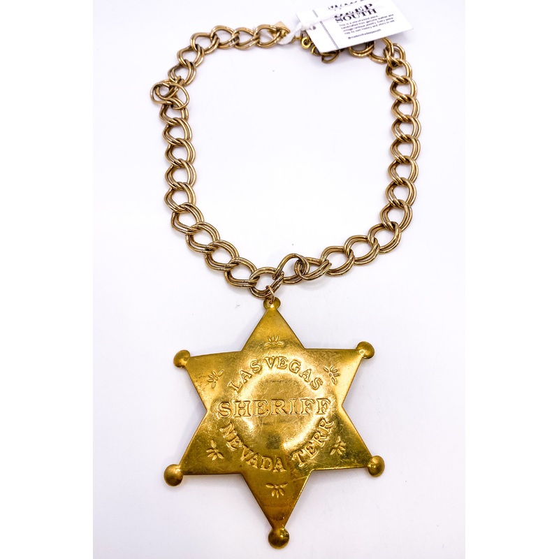 1960s Sheriff Badge 1970s Chain Necklace | Made In The Deep South