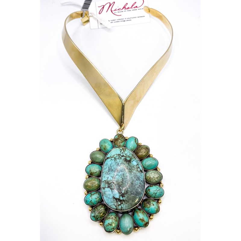 1960s Turquoise 1970s Choker | Made In The Deep South