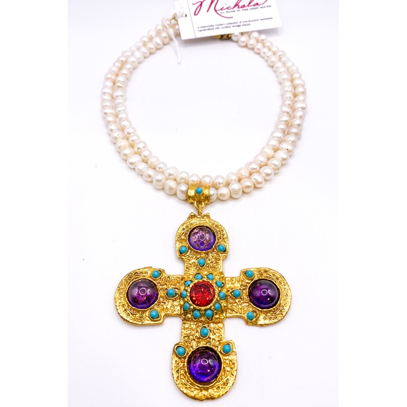 1980s Brooch Necklace | Made In The Deep South