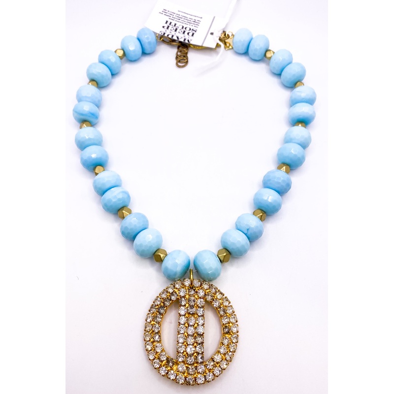 1960s Brooch 1960s Blue Quartz Necklace | Made In The Deep South