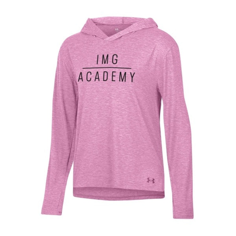 Breezy Long Sleeve Hood|Pink Heather|Women’s / XSmall|Women’s / Small|Women’s / Medium|Women’s / Large|Women’s / XLarge