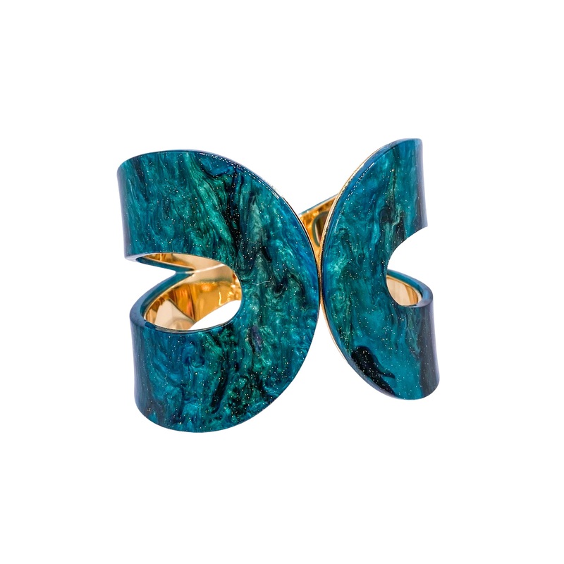 Down The Line Bracelet – Teal|Teal