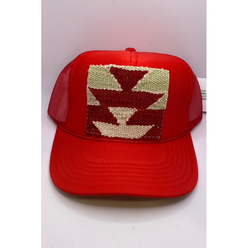 Kilim Trucker Hat – Red 112