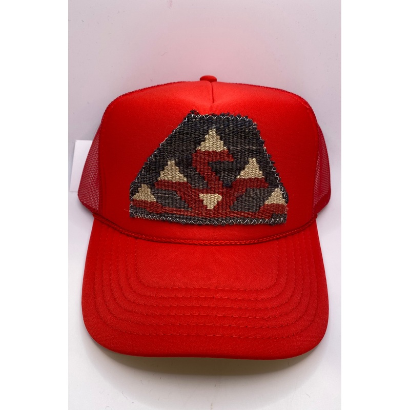 Kilim Trucker Hat – Red 93