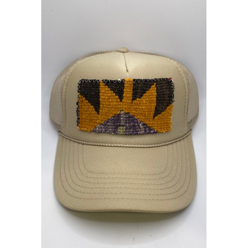 Kilim Trucker Hat – Tan 190