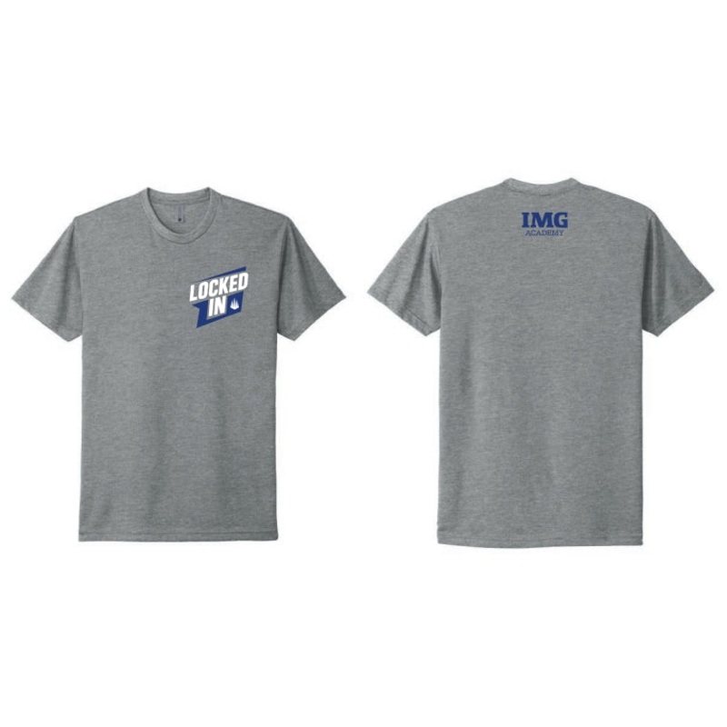 Locked In Tee|Heather Grey|Small|Medium|Large|XLarge