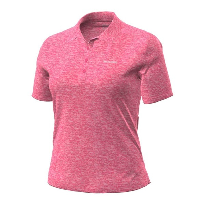 Aura Polo|Pink Heather|Women’s / XSmall|Women’s / Small|Women’s / Medium|Women’s / Large|Women’s / XLarge
