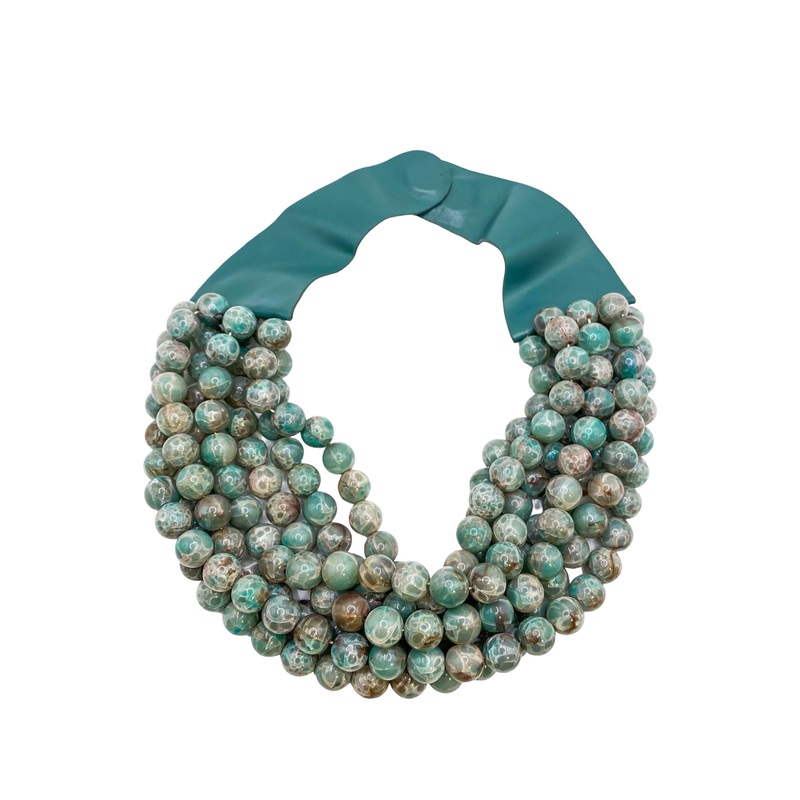 Extra Mile Necklace – Ocean Jasper – SALE