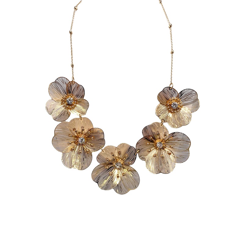 Filigree Flower Necklace – FINAL SALE