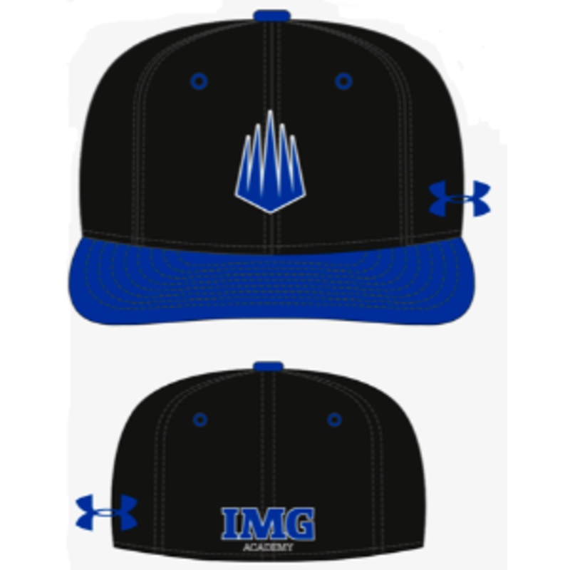 IMG Fitted Baseball Hat|Black|6 3/4|6 7/8|7|7 1/8|7 1/4|7 3/8|7 1/2|7 5/8