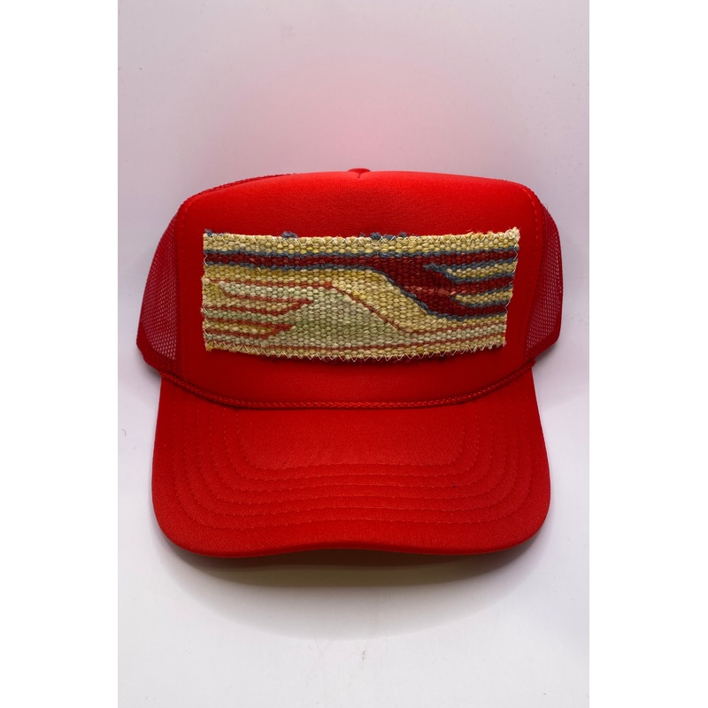 Kilim Trucker Hat – Red 136 – FINAL SALE