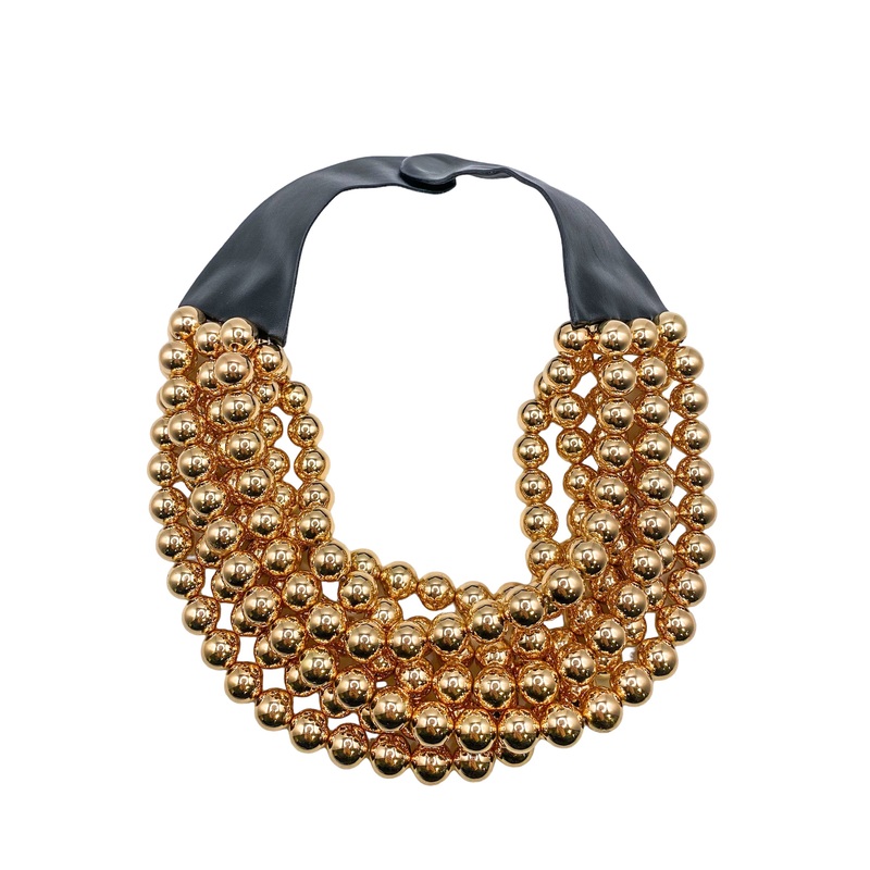 On The Edge Layer Necklace|Gold