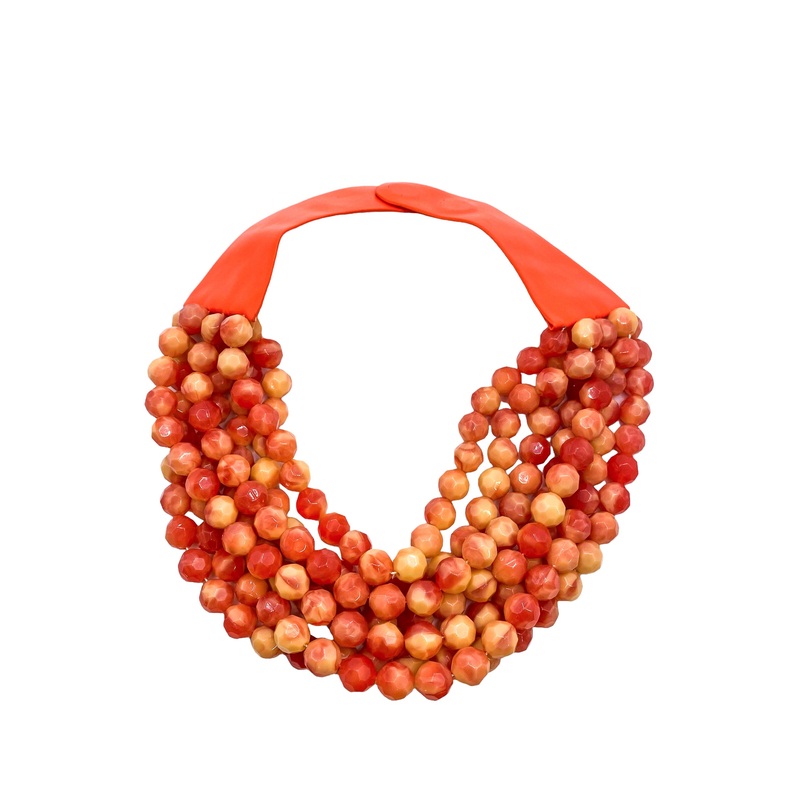 Past Me Necklace – Coral – FINAL SALE