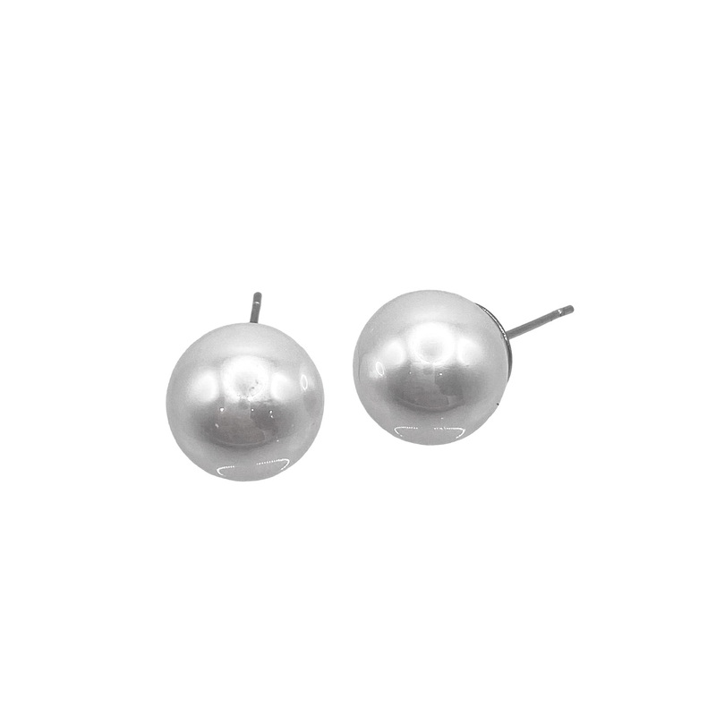 Polly Earrings|White Pearl