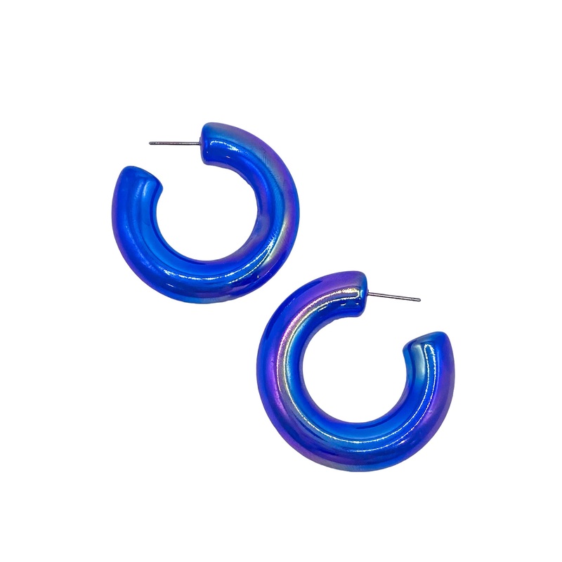So Electrifying Hoop – Blue – FINAL SALE