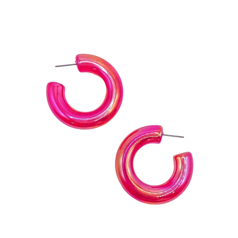 So Electrifying Hoop – Fuchsia – FINAL SALE