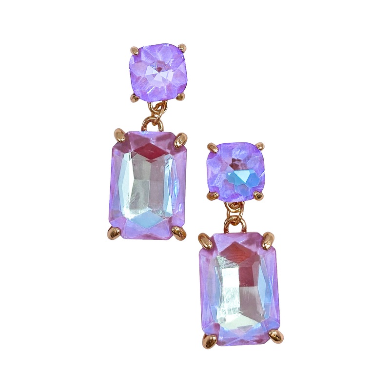 Telling The Truth Earring – Lavender Abalone – FINAL SALE