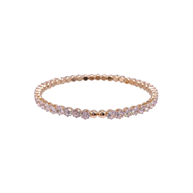The Perfect Diamond Bracelet|Clear/Gold