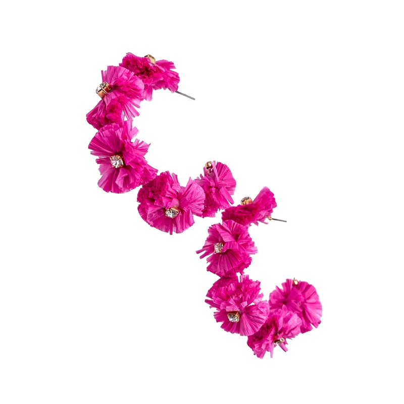Headliner Hoops – Fuchsia – SALE