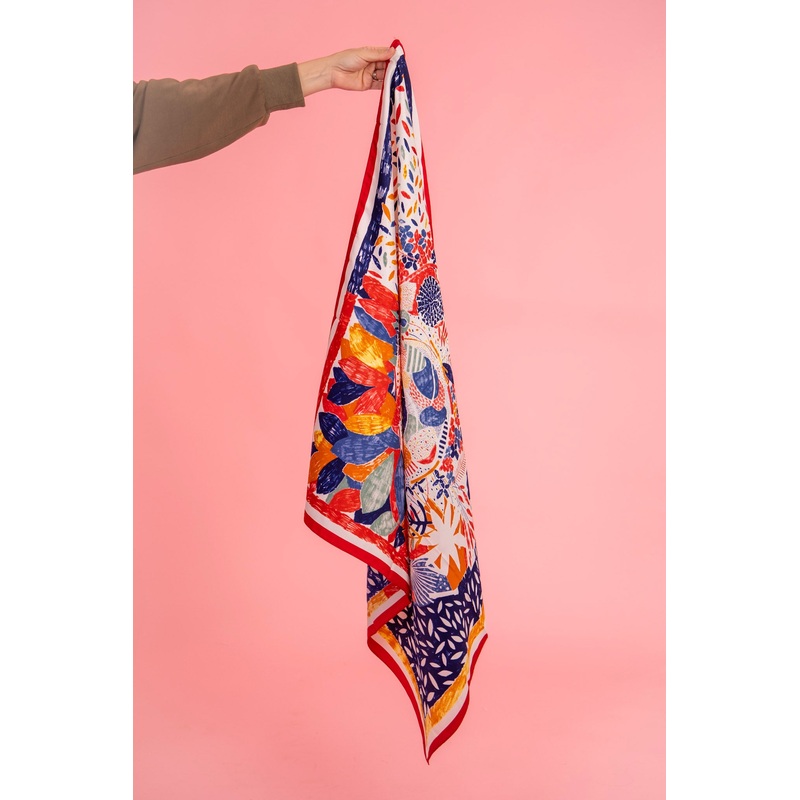 Holding You Closer Scarf|Coral