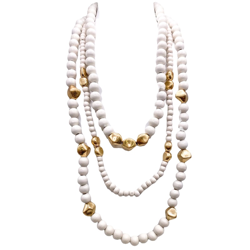 Open Conversation Necklace – Ivory