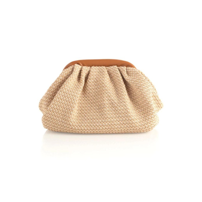 Sonya Clutch – Tan|Tan