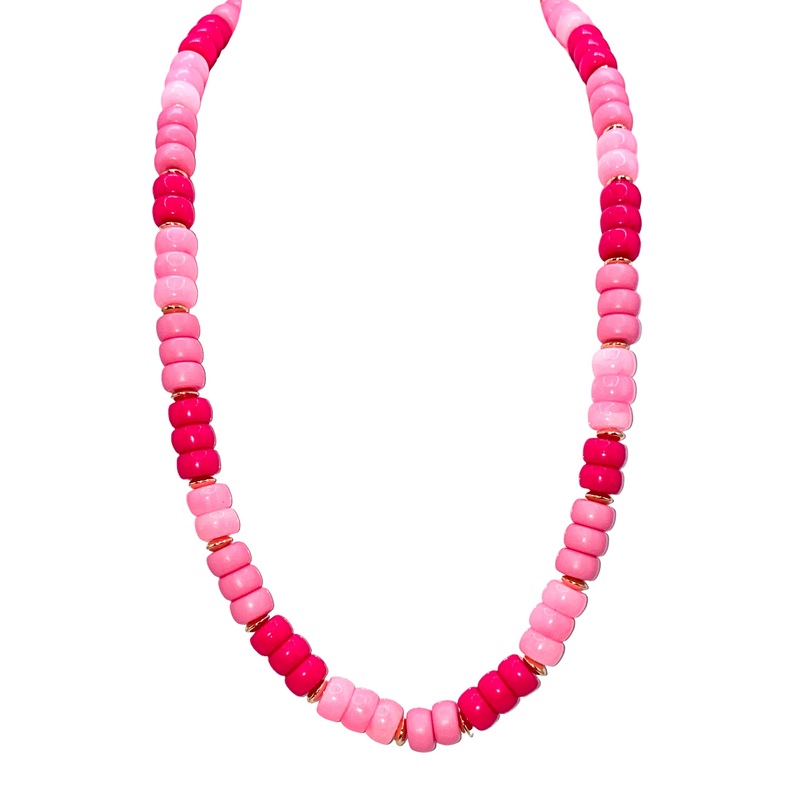 Lisa Necklace – FINAL SALE|Hot Pink