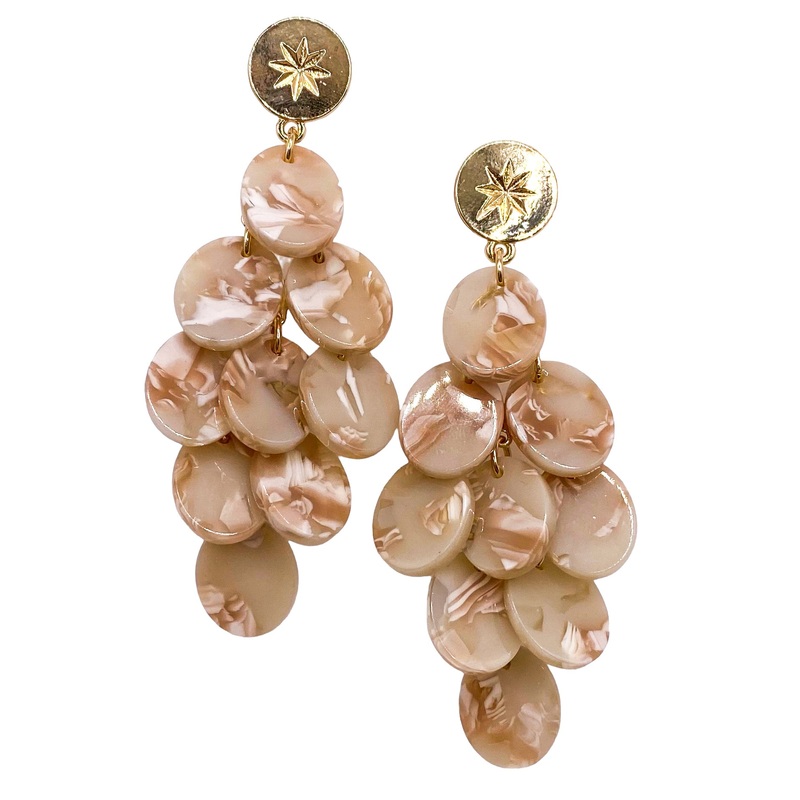 Making Waves Earring – Natural – SALE