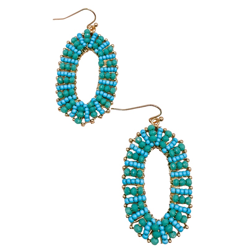 Never Really Over Beaded Earrings