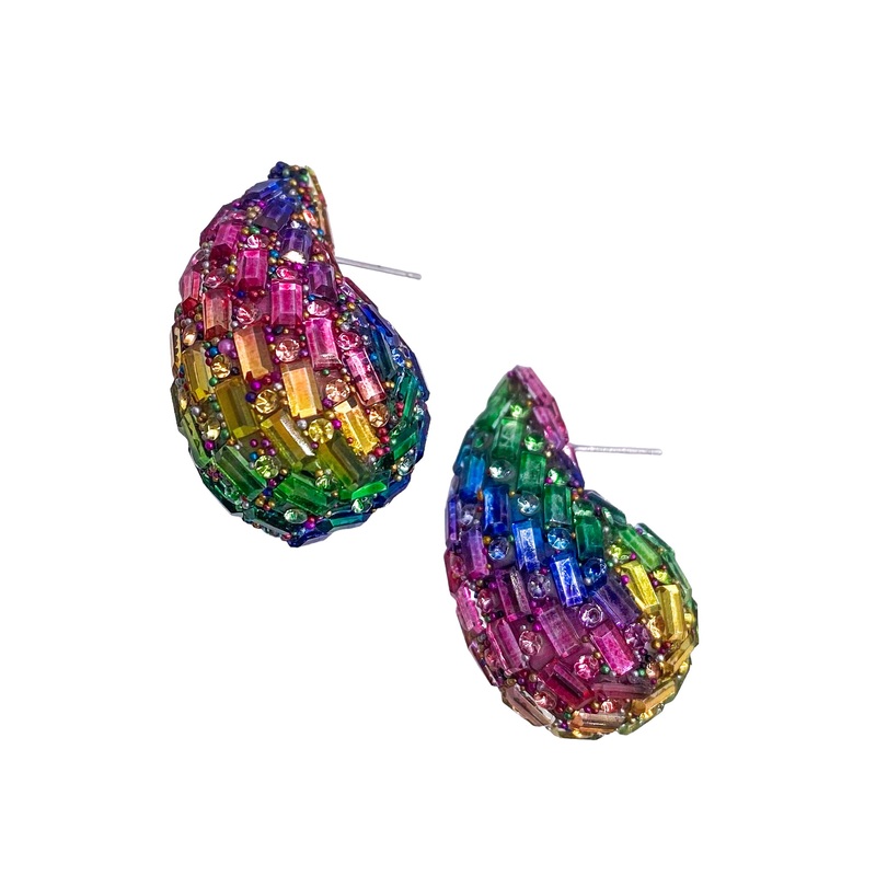 A Little Glam Earring – Multi – FINAL SALE