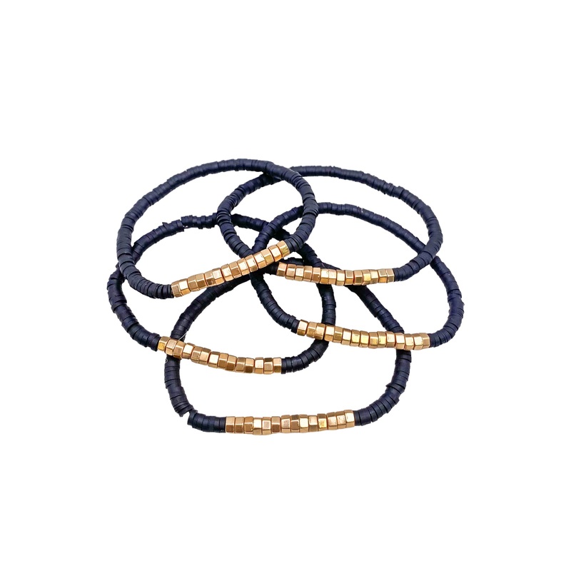 Came To Prove It Bracelet Set|Black