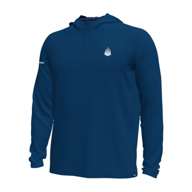 Drive 1/4 Zip Hood|Varsity Blue|Men’s / Small|Men’s / Medium|Men’s / Large|Men’s / XLarge|Men’s / 2XLarge