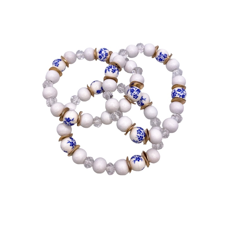 Keep It Classic Bracelet Set|White