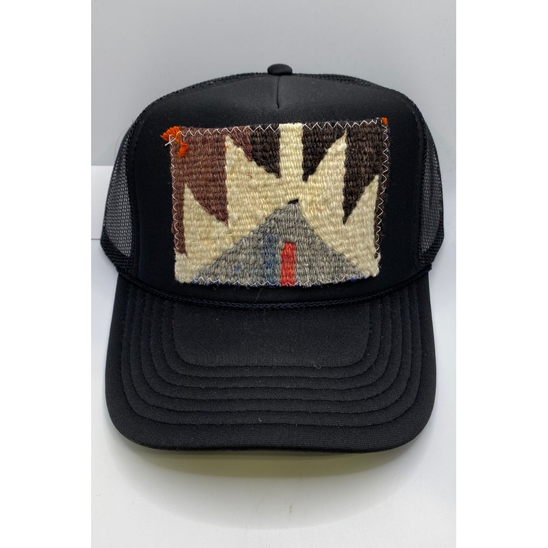 Kilim Trucker Hat – Black 104