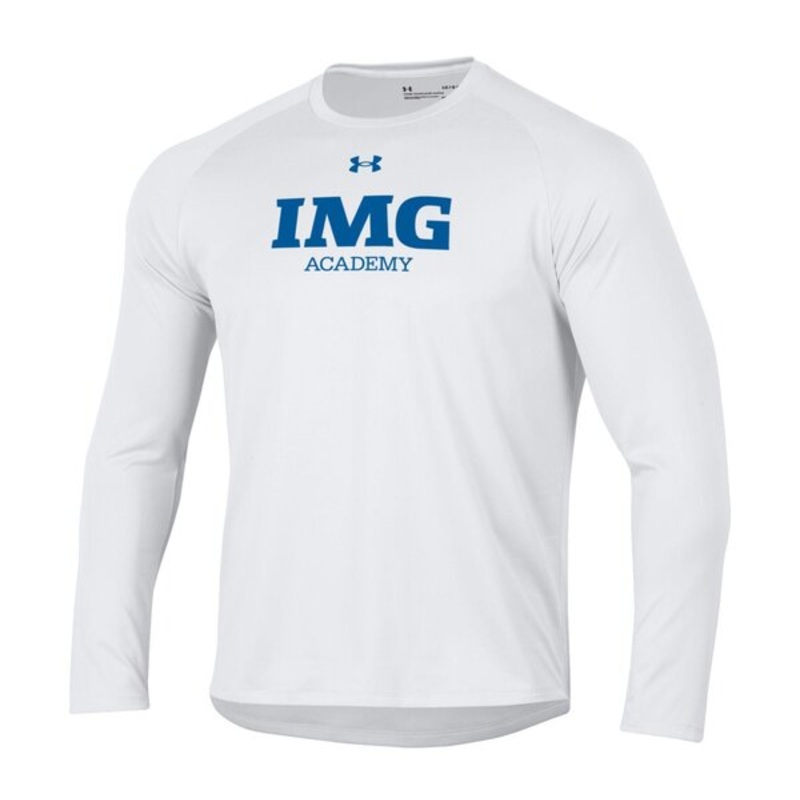 Long Sleeve Tech Tee|White|Youth / Small|Youth / Medium|Youth / Large|Youth / XLarge