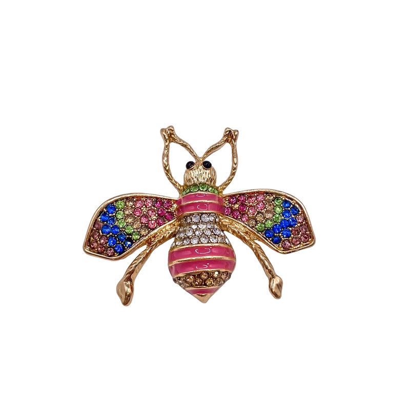 Very Busy Brooch|Gold/Multi