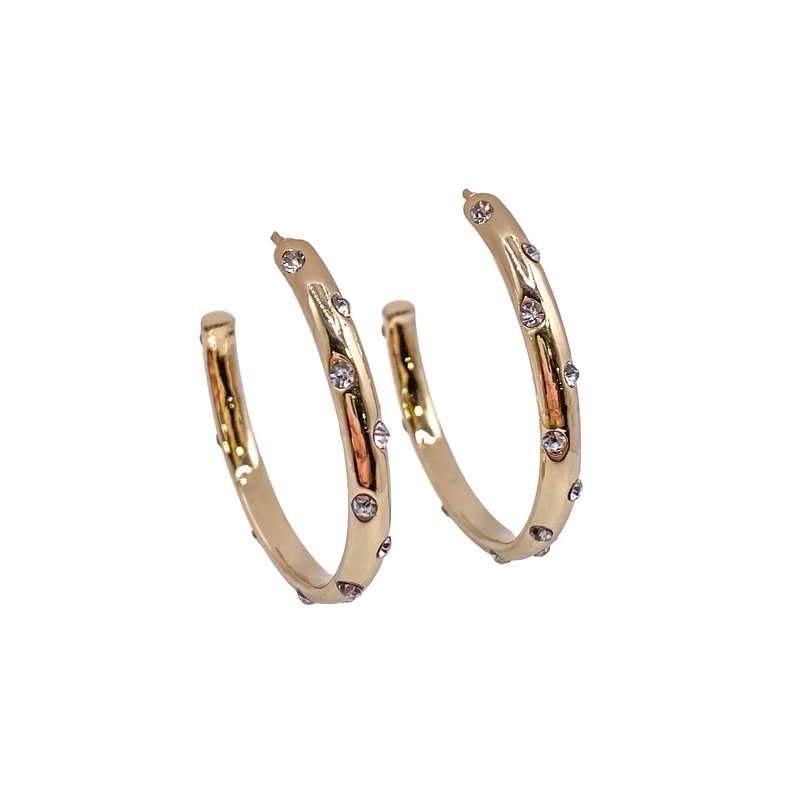 Calling You Mine Hoops – SALE|Gold
