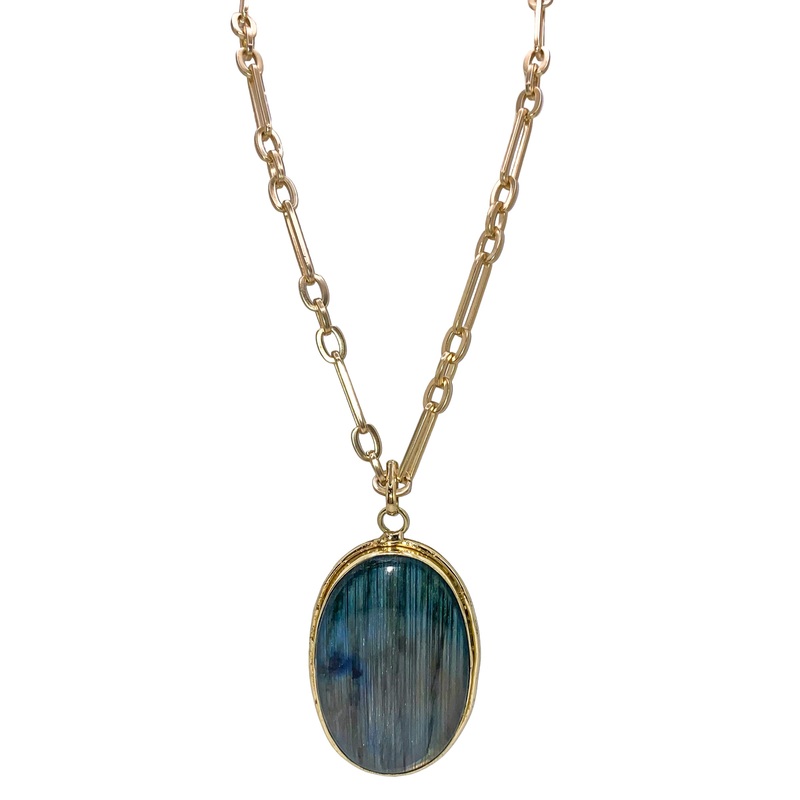 Kassy Necklace – Labradorite