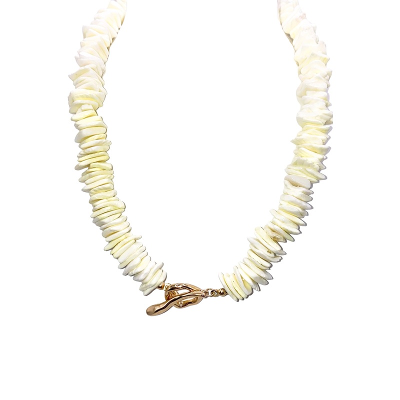 Throwback Shell Choker – Ivory – FINAL SALE