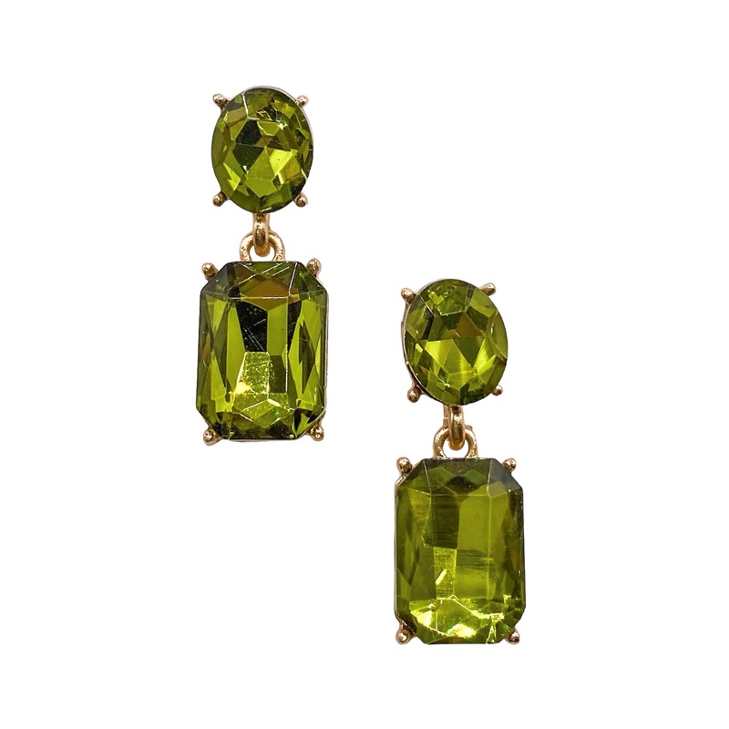 Tiana Earrings|Green