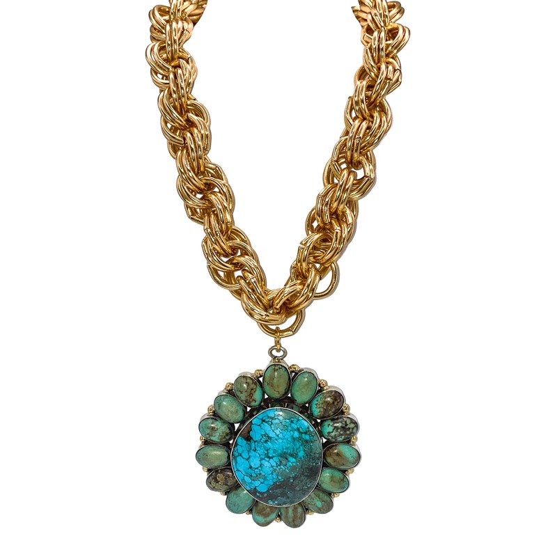 1970s Turquoise 1960s Necklace | Made In The Deep South
