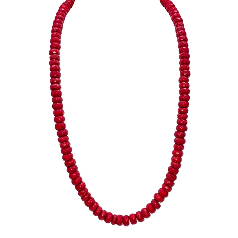 Down To Earth Necklace – Red|Red