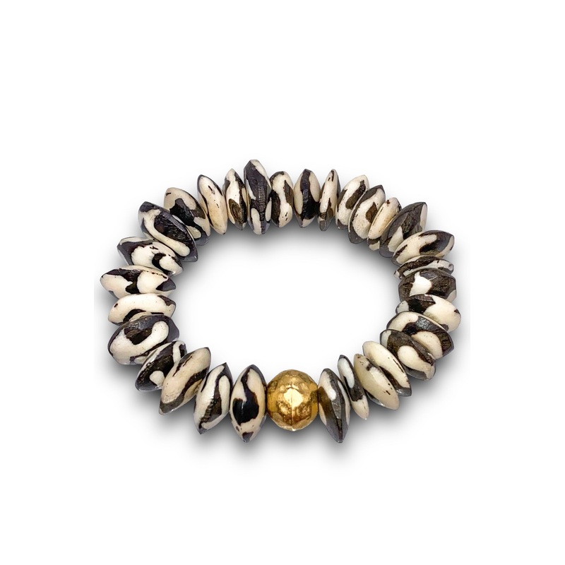 Here To Stay Bracelet – Black/White | Virtue – FINAL SALE
