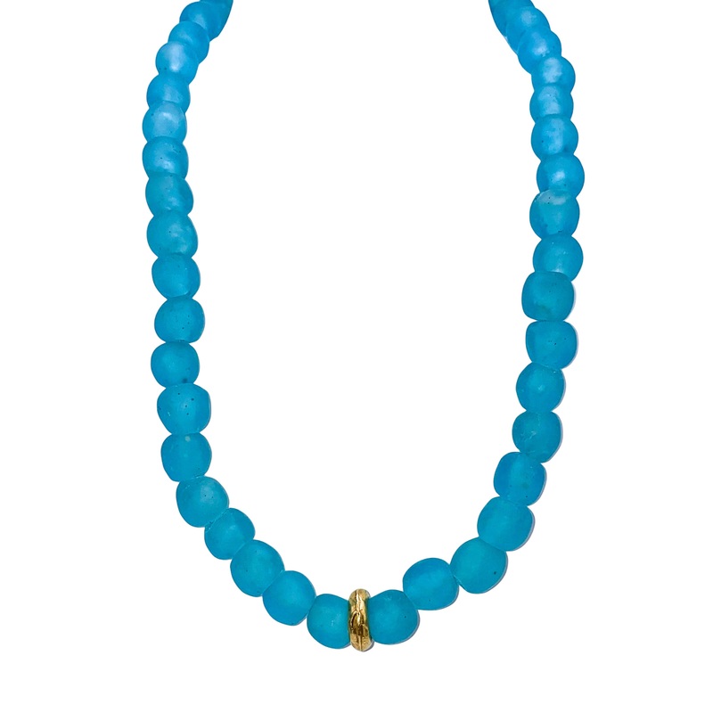 Stone Cold Necklace – Caribbean Blue