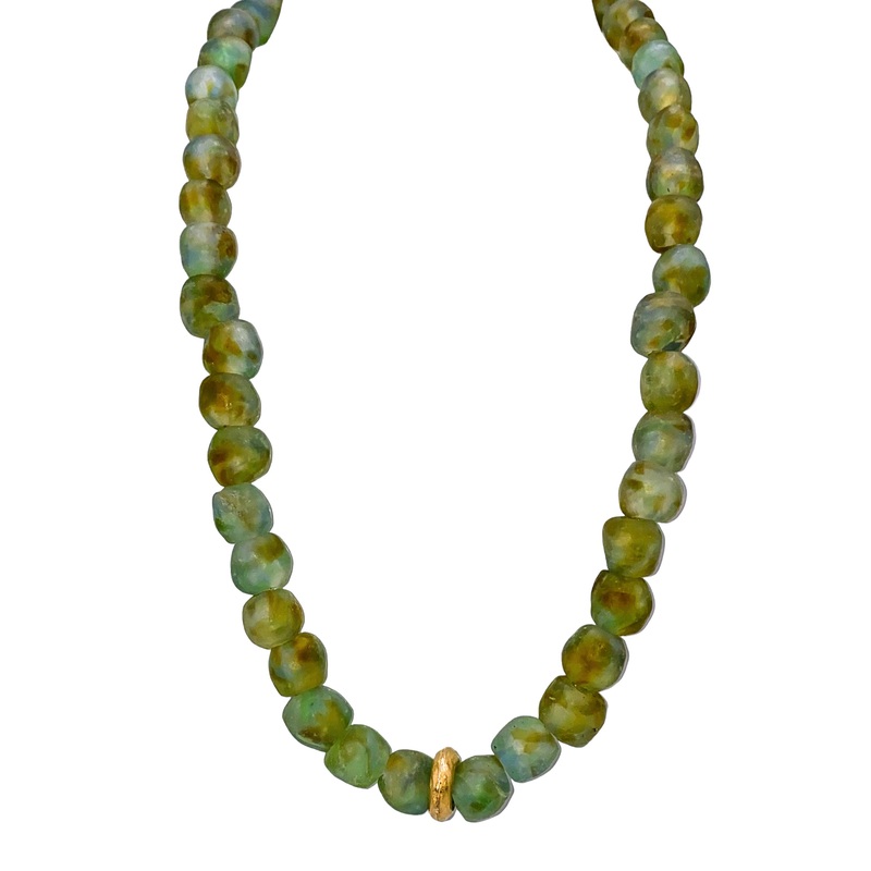 Stone Cold Necklace – Green Multi