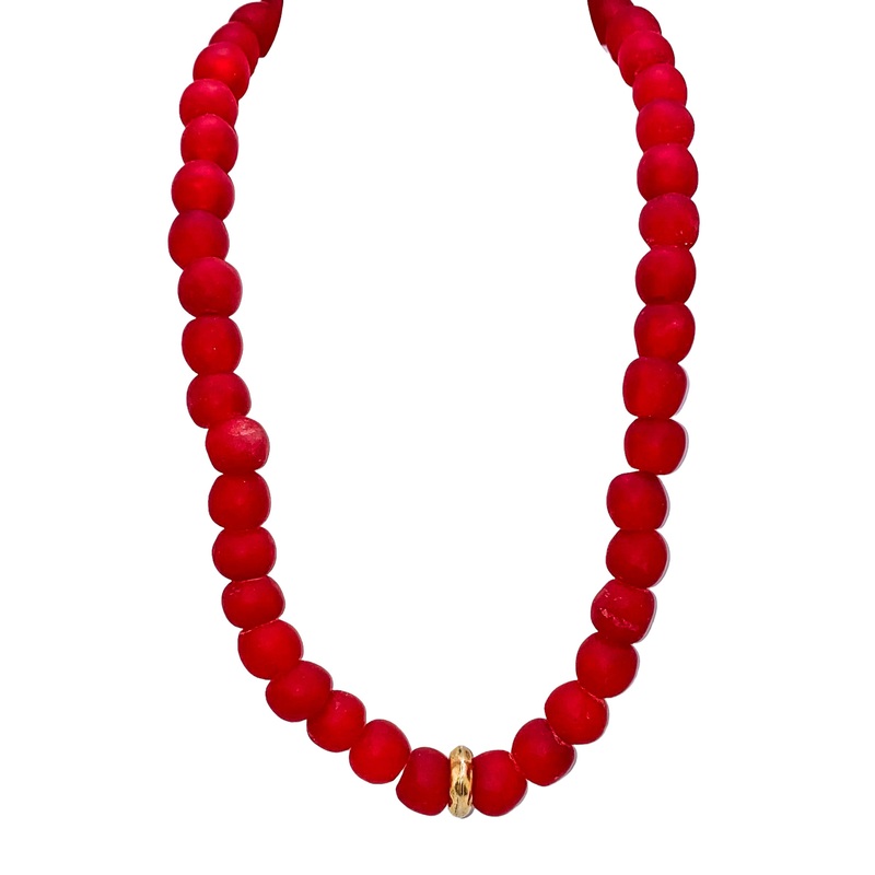 Stone Cold Necklace – Red|Red